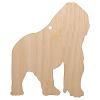 Sniggle Sloth Gorilla Solid Unfinished Craft Wood Holiday Christmas Tree DIY Pre-Drilled Ornament view 1