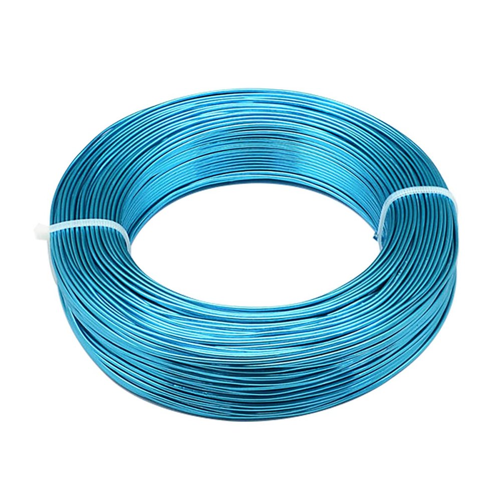 Queenbox 20 Gauge, 984 FT Aluminum Jewelry Making Wire for DIY Jewelry Supplies Repair Craft Making Beading Floral, Deep Sky Blue
