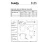 Burda Style Easy Misses' V-Neck Blouse and Dress, Code 6155 Sewing Pattern Kit, Sizes 8-18, Multicolor view 2