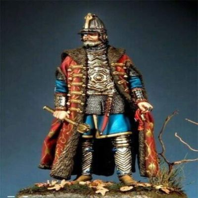 XINGCHANG 1/32 Ancient Warrior Stand with Base Resin Figure Model Kits Miniature Gk Unassembly Unpainted