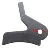 CKPSMS Brand - 1PCS # 4A-140 Curved Shape Presser Foot Compatible with Leather Skiving 801 Machine (25MM) view 3