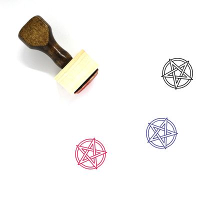 Satanism Wooden Rubber Stamp No. 1 (2.5" x 2.5")