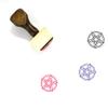 Satanism Wooden Rubber Stamp No. 1 (2.5" x 2.5") view 1