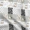 Spoonflower Fabric - Wholecloth Whole Cloth Baby Quilt Cute Raccoon Fox Woodland Sfaut15 Printed on Organic Cotton Sateen Fabric Fat Quarter - Sewing Quilting Apparel Home Decor view 1