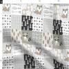 Spoonflower Fabric - Wholecloth Whole Cloth Baby Quilt Cute Raccoon Fox Woodland Sfaut15 Printed on Organic Cotton Sateen Fabric Fat Quarter - Sewing Quilting Apparel Home Decor view 4