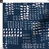 Spoonflower Fabric - Faux Sashiko Indigo Blue Japanese Inspired Geometric Stitching Linear Printed on Organic Cotton Sateen Fabric Fat Quarter - Sewing Quilting Apparel Home Decor view 3