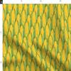 Spoonflower Fabric - Corn Vegetable Plant Garden Field Farm Printed on Organic Cotton Sateen Fabric Fat Quarter - Sewing Quilting Apparel Home Decor view 4