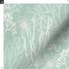 Spoonflower Fabric - Aqua Seaweed Coral Ocean Anemone Sea Life Beach Printed on Organic Cotton Sateen Fabric Fat Quarter - Sewing Quilting Apparel Home Decor view 3