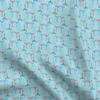 Spoonflower Fabric - Weight Lifting Fitness Sports Athletic Rainbow Blue Printed on Organic Cotton Sateen Fabric Fat Quarter - Sewing Quilting Apparel Home Decor view 1