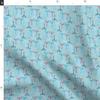 Spoonflower Fabric - Weight Lifting Fitness Sports Athletic Rainbow Blue Printed on Organic Cotton Sateen Fabric Fat Quarter - Sewing Quilting Apparel Home Decor view 4