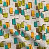 Spoonflower Fabric - Retro Mid Century Modern Geometric Atomic Era Inspired Abstract Printed on Organic Cotton Sateen Fabric Fat Quarter - Sewing Quilting Apparel Home Decor view 1