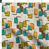 Spoonflower Fabric - Retro Mid Century Modern Geometric Atomic Era Inspired Abstract Printed on Organic Cotton Sateen Fabric Fat Quarter - Sewing Quilting Apparel Home Decor view 4