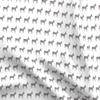 Spoonflower Fabric - Love White Donkey Heart Girly Pretty Cute Printed on Organic Cotton Sateen Fabric Fat Quarter - Sewing Quilting Apparel Home Decor view 1