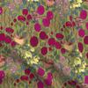 Spoonflower Fabric - Winter Garden Flowers Floral Roses Peonies Birds Nature Printed on Organic Cotton Sateen Fabric Fat Quarter - Sewing Quilting Apparel Home Decor view 1