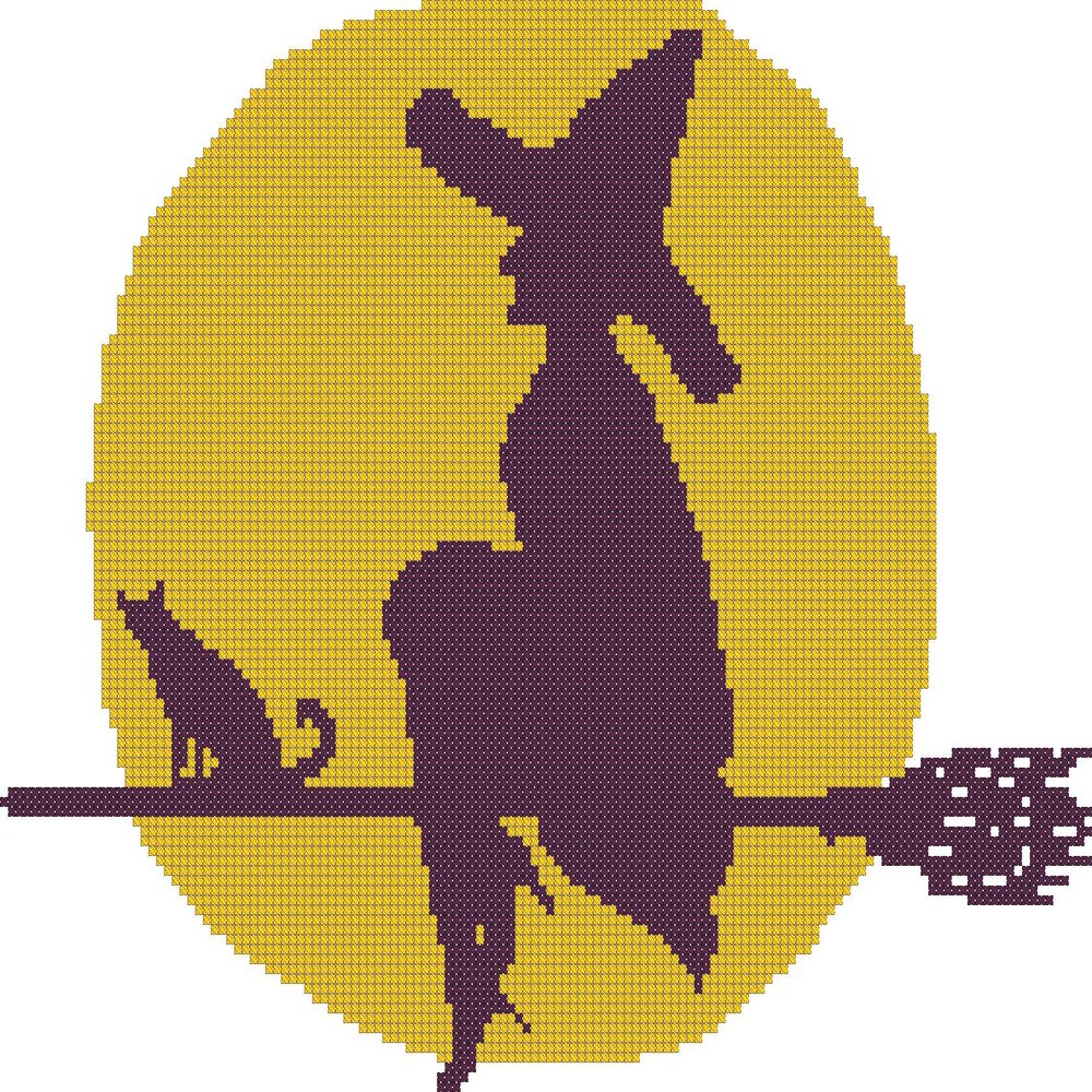 Cross Stitch Design Pattern Chart Veralis (Magic Night II)