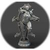 XINGCHANG 1/24 75Mm Fantasy Pertty Girl with Machine 75Mm Resin Model Miniature Figure Unassembly Unpainted view 2