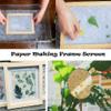 3Pcs Wooden Paper Making Papermaking Mould Frame Screen Mesh Tool Kits for Paper Handcraft DIY Paper Craft view 2