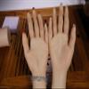 1 Pair Silicone Lifesize Female Mannequin Hand Display Jewerly Sandal Shoe Sock Display Art Sketch with Nail(Fingers and Wrist can be Bent and Activities - Reusable) view 3