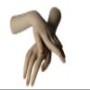 1 Pair Silicone Lifesize Female Mannequin Hand Display Jewerly Sandal Shoe Sock Display Art Sketch with Nail(Fingers and Wrist can be Bent and Activities - Reusable) view 4