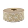 11 Yard Spool 0.78" Wide Gold & Beige Seashell Jacquard Ribbon Woven Trim Embroidered Border DIY Sewing Ideas 20273 V7 view 1