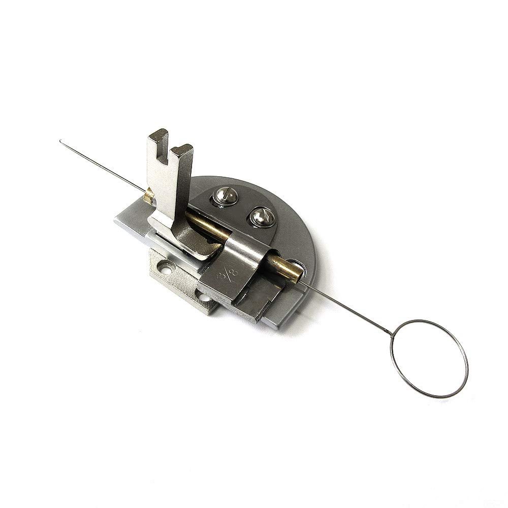 Spaghetti Folder Makes Tube String Attachment for Industrial Sewing Machine (Tape Cut Finish Size1-1/8"(28.6mm)-1/4"(6.4mm))