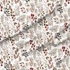 Spoonflower Fabric - Autumn Fall Leaves Nature Botanical Prints Printed on Minky Fabric by The Yard - Sewing Baby Blankets Quilt Backing Plush view 1