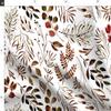 Spoonflower Fabric - Autumn Fall Leaves Nature Botanical Prints Printed on Minky Fabric by The Yard - Sewing Baby Blankets Quilt Backing Plush view 2