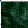 Spoonflower Fabric - Christmas Buffalo Plaid Check Green and Black Winter Small Scale Printed on Petal Signature Cotton Fabric by The Yard - Sewing Quilting Apparel Crafts Decor view 2