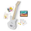 Loog Pro VI Electric kids real guitar for Beginners Ages 9+ Learning app & lessons included (White) view 1