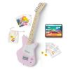 Loog Pro VI Electric kids real guitar for Beginners Ages 9+ Learning app & lessons included (Pink) view 1