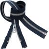 YKK #10 10 Inch to 36 Inch Aluminum Separating Jacket Zipper Extra Heavy Duty Metal Zippers for Sewing Coats Crafts (Navy - 560, 26 Inches) view 1