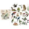 Alideco Vintage Vinyl Stickers, 80Pcs Funny Aesthetic Kawaii Stickers Pack, Waterproof Bird Animals Stickers for Adults, Journaling, Planner, Scrapbooking Embellishment, DIY Crafts view 1