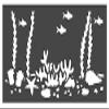 Nautical Stencil 1-5x11 inch Custom Cut Reusable Stencil Drawing Template Flexible Clear Plastic Sheets 0.15mm Thick SL-1123 view 1