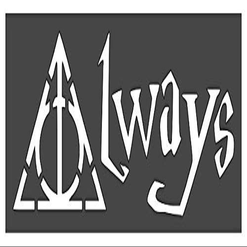 Always Stencil 1-3x8 inch Custom Cut Reusable Stencil Drawing Template Flexible Clear Plastic Sheets 0.15mm Thick SL-25