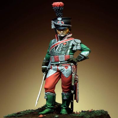 XINGCHANG 1/24 75Mm Light Cavalryman of 12Th Toy Resin Model Miniature Kit Unassembly Unpainted