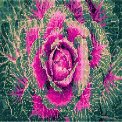 Pepita Needlepoint kit: Kale, 12" x 8"
