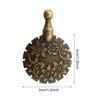 Honbay Yarn Cutter Pendants Metal Thread Cutter Pendant Round Shape Yarn Cutter Pendant for DIY Sewing Tools view 2