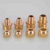Sturdy 10pcs Copper Flaring Directly Connect 1/8" 1/4" 3/8" 1/4" Male Thread Brass Fitting Copper Expansion Estuary Flared Adapter Connector (Color : 8mm Pipe OD, Thread Specification : 38) view 2