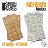 Green Stuff World MDF Boxes for Models and Miniatures Modern Sci-Fi Crates 10299 view 2