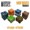 Green Stuff World MDF Boxes for Models and Miniatures Modern Sci-Fi Crates 10299 view 3