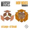 Green Stuff World MDF Boxes for Models and Miniatures Modern Sci-Fi Crates 10299 view 4