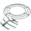 BBTO 3 Pieces 10 Inch Wire Wreath Frame Metal Green Round Wreath Form Holiday Wire Ring for Easter Wreaths Making Supply Floral Arrangements Door DIY Craft Weddings Outdoor Home Decor view 3