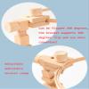 Rotated Embroidery Frame Stand, Wooden Embroidery Frame Rotatable Hoop, for Most Size Art Craft Handy Sewing Christmas Decorations of Hoops (1) view 3