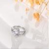 SixTwo Fashion Ring Cushion Cut 2ct Zircon Diamonds Stone 925 Sterling Silver Engagement Wedding Band Ring for Women (8) view 2