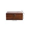 Retro Style Wooden Sewing Box Storage for Scissors Thread Embellishments Home Decor view 2