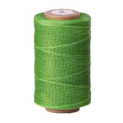 2PCS 150D Colorful 284Yards Leather Sewing Waxed Thread-Practical Long Stitching Thread for Leather Craft DIY/Bookbinding/Shoe Repairing/Leather Projects 36 Colors (#29-Green)