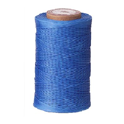 2PCS 150D Colorful 284Yards Leather Sewing Waxed Thread-Practical Long Stitching Thread for Leather Craft DIY/Bookbinding/Shoe Repairing/Leather Projects 36 Colors (#20-Azure)