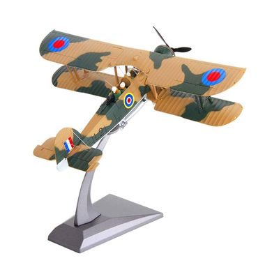Lllunimon 1/72 Swordfish Type Torpedo Attack Aircraft Model World War II Alloy Aircraft Model Fighter Military Ornaments Collectible Gifts