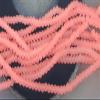 100 Czech Frosted Sea Glass Round/Rocaille Beads Matte - Light Salmon 4mm for Jewelry Making Bracelets Necklaces Supplies for DIY Crafts Handmade Bracelets Beadwork view 2