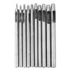Leather Working Tools, 10Pcs Leather Hole Punch Set, for Clothing, Bags Canvas, Woven, Jacket Leather Crafts Gaskets, Leather, Plastic, Rubber, view 2